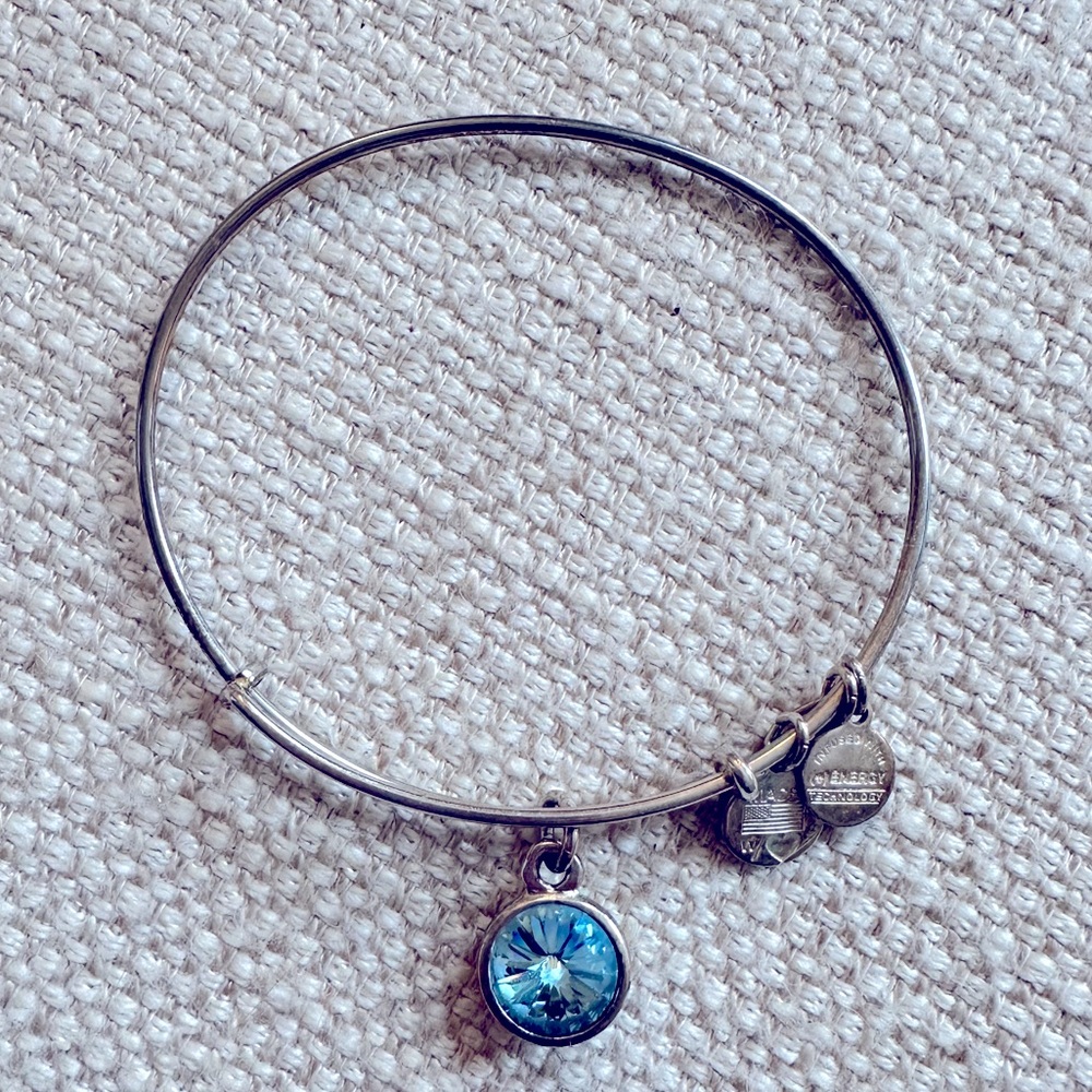 March Birthstone, Gently Worn Alex & Ani Bracelet